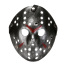 Jason Friday the 13th Mask Masca de Halloween Masca infricosatoare de carnaval Jason Friday the 13th Accesoriu pentru costum Masca de hochei Negru lucios