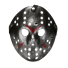 Jason Piątek 13-go Maska Maska Halloween Straszna maska karnawałowa Jason Piątek 13-ty Akcesoria do kostiumów Maska hokejowa błyszcząca czerń