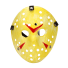 Jason Piątek 13-go Maska Maska Halloween Straszna maska karnawałowa Jason Piątek 13-ty Akcesoria do kostiumów Maska hokejowa żółty