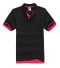 Jay J3518 férfi póló fekete - rózsaszín