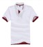 Jay J3518 Herren-Poloshirt rot-weiß