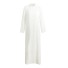 Jednobarevné tunikové šaty bílá