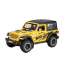 Jeep Wrangler-Automodell im Maßstab 1:32, 15,5 x 7 x 7,5 cm gelb