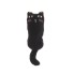 Jucărie cu dinți și gheare de pisică de pluș Jucărie de mușcătură Jucărie interactivă de pisică de plus negru