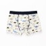 Jungen-Boxershorts mit Dinosauriern schwarz