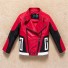 Jungen-Lederjacke J1932 rot