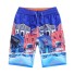 Jungen-Strandshorts mit Home-Print J1325 blau