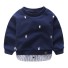 Jungen-Sweatshirt L583 dunkelblau