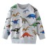 Jungen-Sweatshirt mit Dinosauriern A