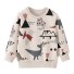 Jungen-Sweatshirt mit Dinosauriern I