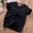 Jungen-T-Shirt B1595 schwarz