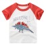 Jungen-T-Shirt mit Dinosaurier B1590 G