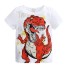 Jungen-T-Shirt mit Dinosaurier B1618 weiß