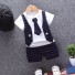 Jungen-T-Shirt mit Weste und Shorts L1141 J