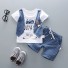 Jungen-T-Shirt mit Weste und Shorts L1141 K