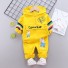 Jungen-Trainingsanzug-Set L1628 gelb