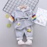 Jungen-Trainingsanzug-Set L1628 grau