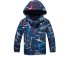 Jungenjacke mit Muster J1313 blau