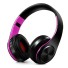 K1642 vezeték nélküli bluetooth fejhallgató sötét rózsaszín