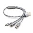 Kabel do ładowania USB do Micro USB / Lightning / USB-C K553 1