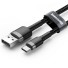 Kabel do szybkiego ładowania USB-C / USB szary
