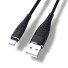 Kabel do transmisji danych Apple Lightning na USB K447 czarny