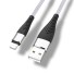 Kabel do transmisji danych Apple Lightning na USB K447 srebrny