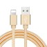 Kabel do transmisji danych Apple Lightning na USB K485 złoto