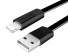 Kabel do transmisji danych Apple Lightning na USB K588 czarny