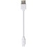 Kabel ładujący USB do Micro USB 25 cm biały