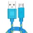 Kabel ładujący USB do Micro USB niebieski