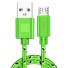 Kabel ładujący USB do Micro USB zielony