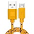 Kabel ładujący USB do Micro USB żółty