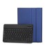 Kabellose Tastatur mit Hülle blau