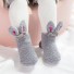 Kaninchensocken für Kinder grau