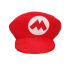 Kapelusz Super Mario z wąsami Kostium Super Mario Kostium na Halloween Akcesoria do kostiumów czerwony