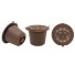 Kapsułki wielokrotnego użytku do ekspresu do kawy Nespresso 3 szt brązowy