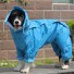 Kapucnis kabát kutyáknak kék