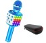 Karaoke LED mikrofon kék