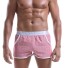 Karierte Herren-Boxershorts A2478 rosa