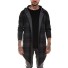 Karierter Herren-Cardigan F1099 dunkelgrau