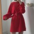 Kate Damen-Minikleid rot