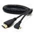 Kątowy elastyczny kabel Micro HDMI / HDMI 1,5 m 2