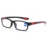 Kék fény elleni dioptriás szemüveg +1,50 piros
