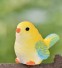 Kerti dekorációs madár sárga