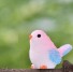 Kerti dekorációs madár világos rózsaszín