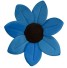 Kinder-Badematte in Form einer Blume J3134 blau