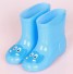 Kinder-Gummistiefel mit Tieren blau