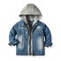 Kinder-Jeansjacke L1939 grau