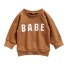 Kinder-Sweatshirt B1636 braun